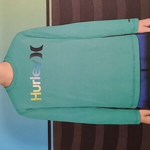 Hurley Long Sleeve UPF 50+ Swim Shirt Size 5/6